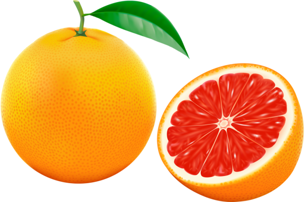 Грейпфрут мультяшный