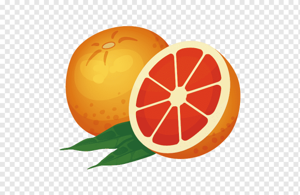 Апельсины мультяшные