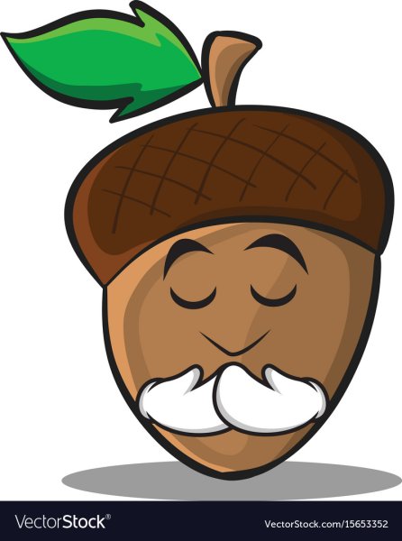 Желудь с лицом