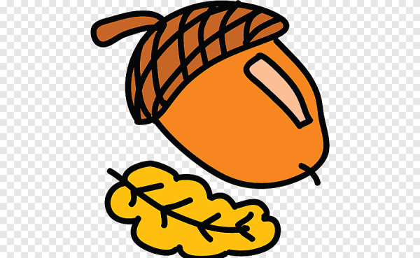 Желудь мультяшный