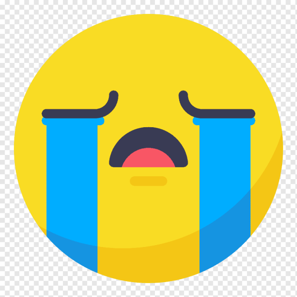 Плачущий смайлик иконка