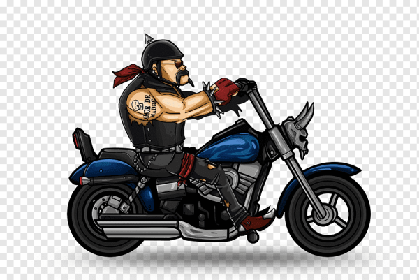 Смайлик мотоциклист