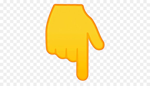 Палец указатель вниз