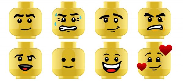 Лицо лего человечка