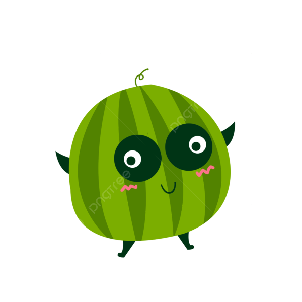 Арбуз с глазками для детей