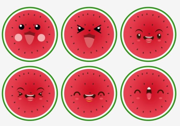 Дыня смайлик