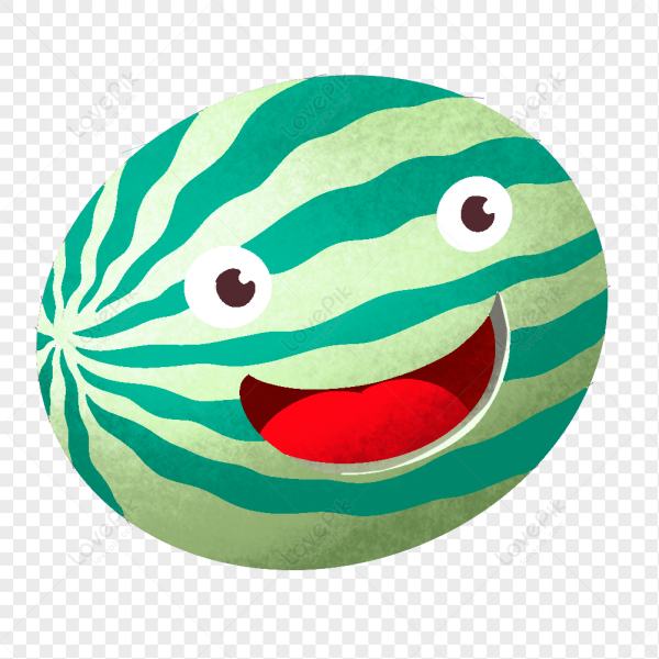 Арбуз с лицом