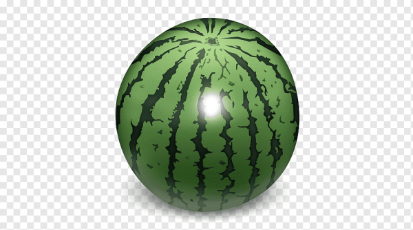Арбуз на прозрачном фоне