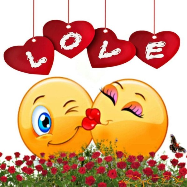 Смайлики для влюбленных
