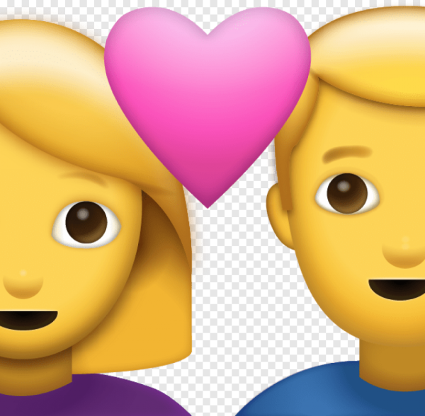 Эмодзи влюбленные