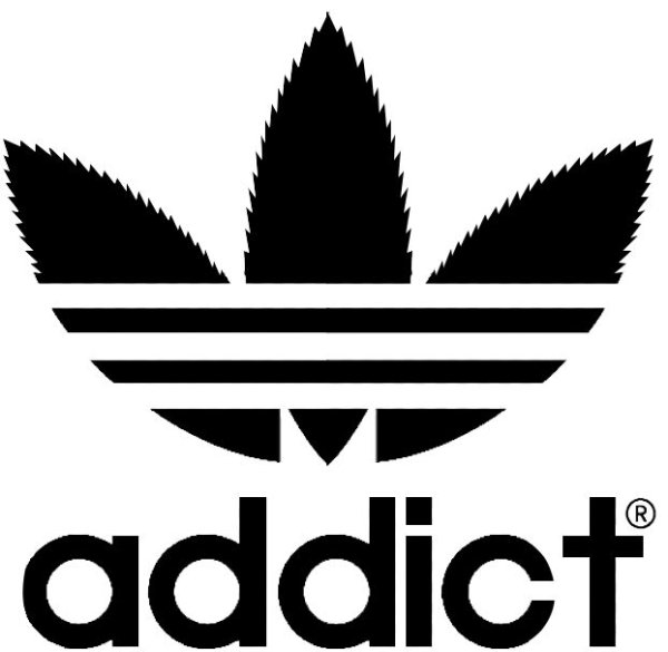 Фирменный знак адидас