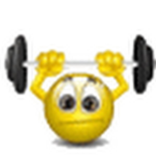 Смайлик со штангой