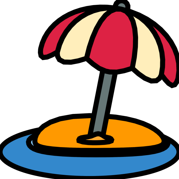 Зонтик пляж ЭМОДЖИ