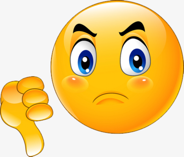 Палец вниз Смайл