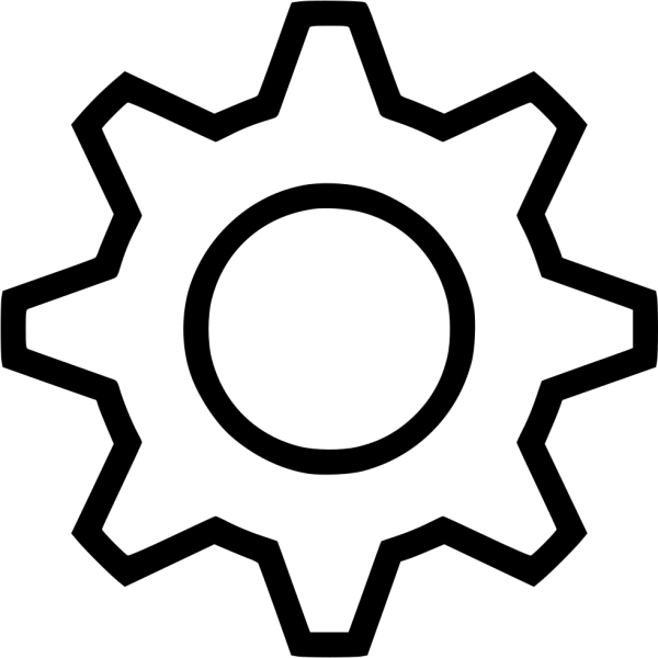 Две шестеренки иконка