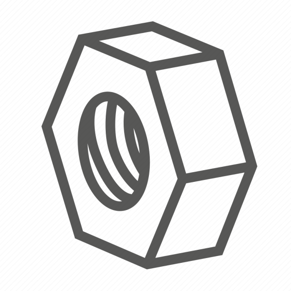 Гайка трафарет