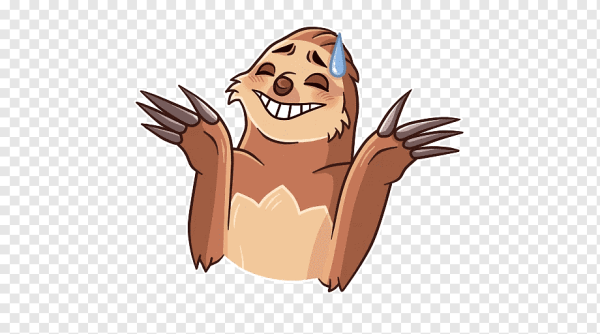 Стикер "Ленивец"