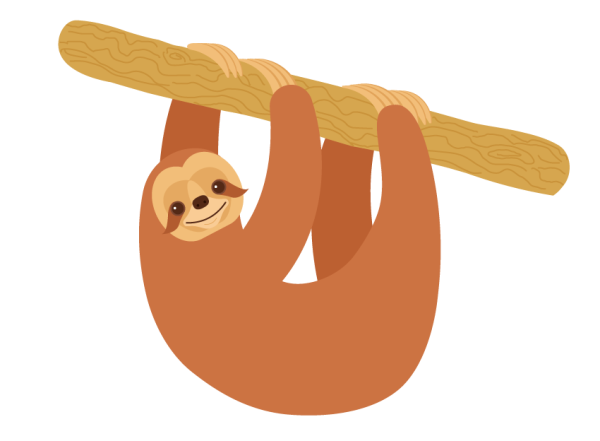 Ленивец для дошкольников