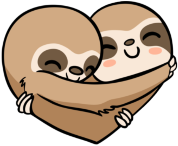 Стикеры вайбер Ленивец