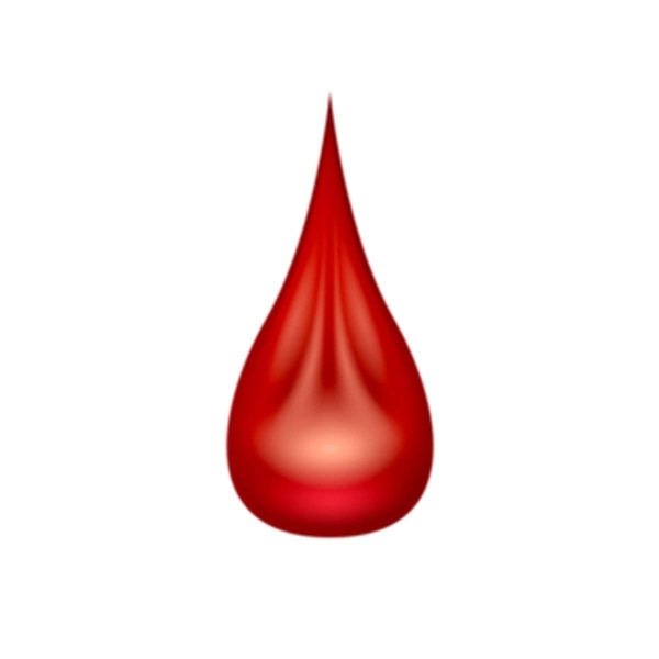 Капелька крови смайлик