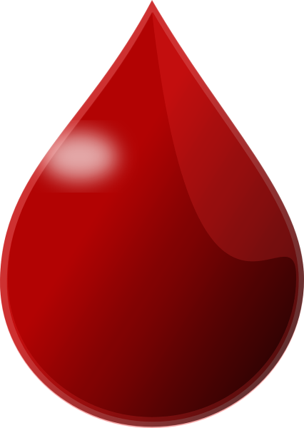 Значок капля крови