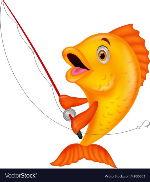 Рыбка на удочке