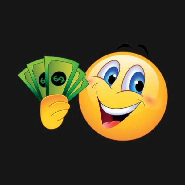 Смайлик с денежкой