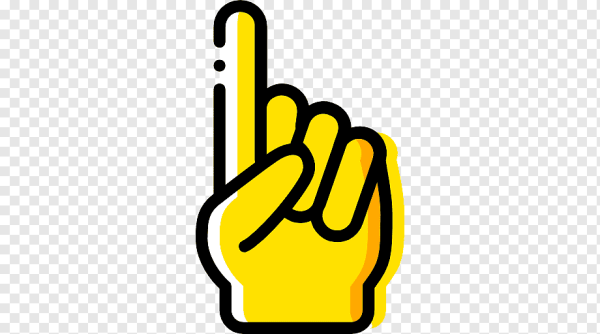 Палец в вехр указательный