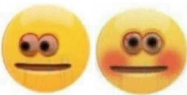 Смайлик с красными глазами