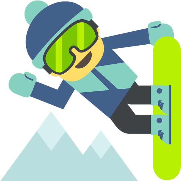 Символ сноубордиста