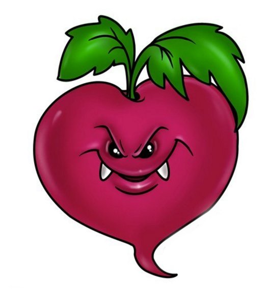 Прикольная редиска