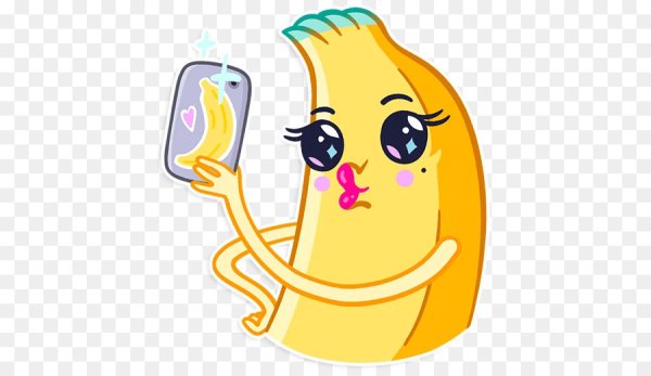 Банан стикер