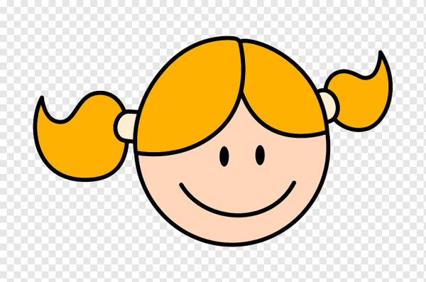 Смайлик с косичками