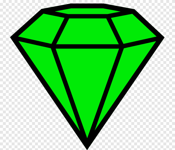 Изумруд мультяшный