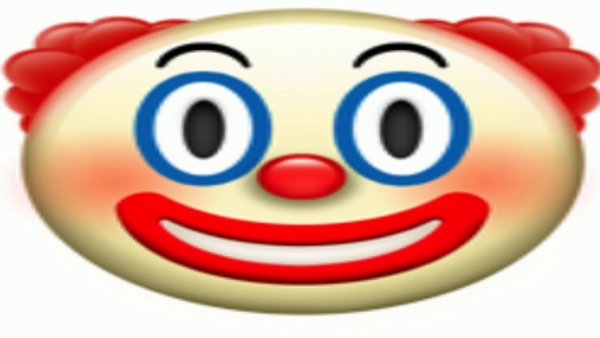 Смайлик клоуна иос
