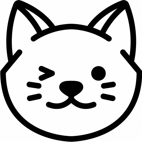 Мордочка котика для плоттера