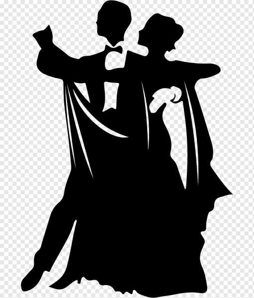 Танцующие пары силуэты