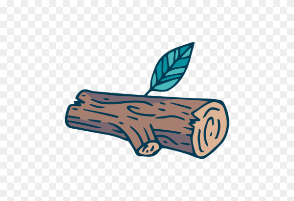 Бревно без фона