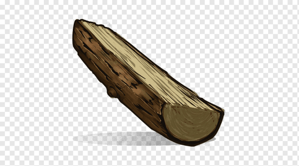 Бревно на белом фоне