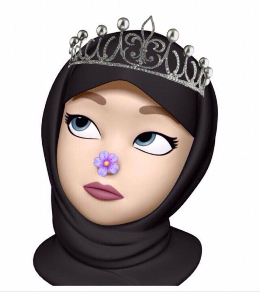 ЭМОДЖИ девушка в хиджабе