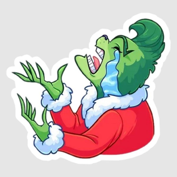 Наклейки с Гринчем