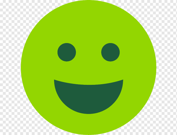 Зеленый смайлик