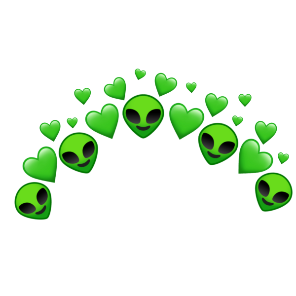 ЭМОДЖИ зеленое сердце