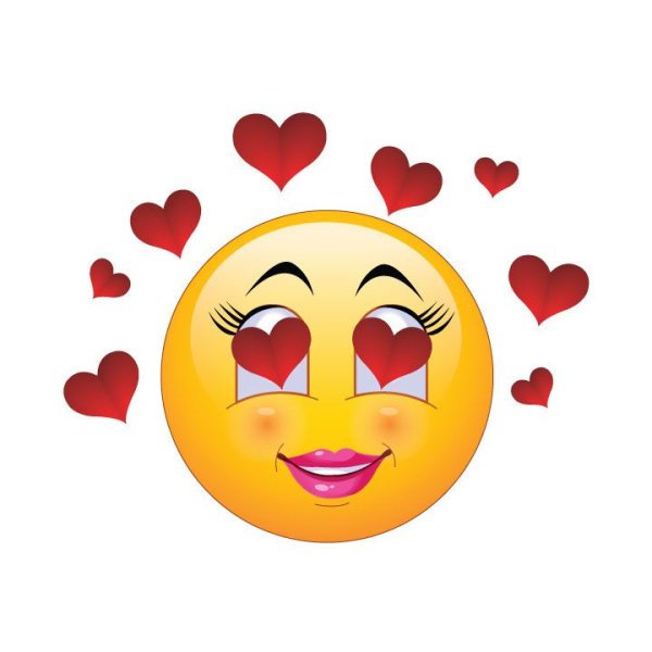 Воздушный поцелуй смайлик