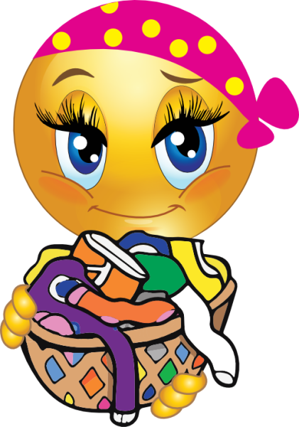 Смайлик убирается