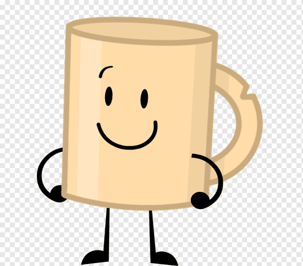 Смайлик с кружкой кофе