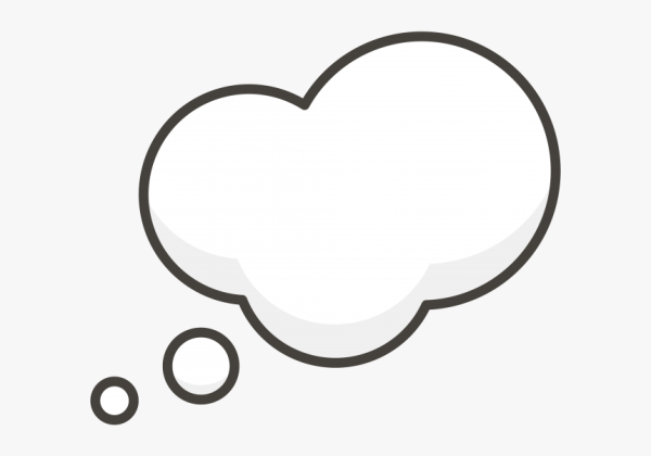 Пиктограмма облачко мысли