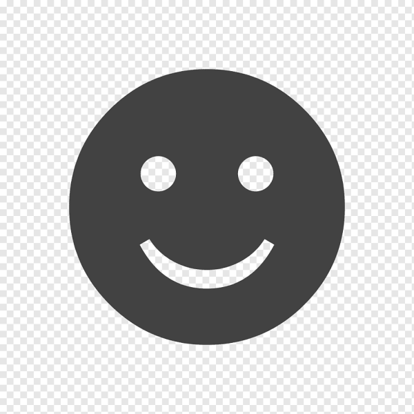 Смайлик с черными точками