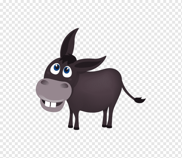 Стикер ослик