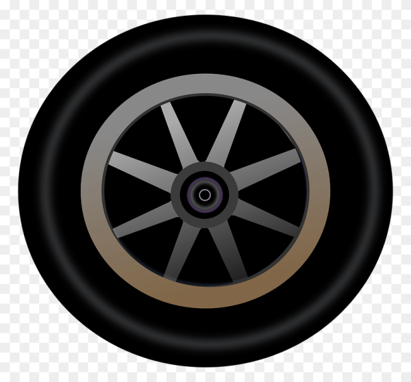 Колесо на прозрачном фоне